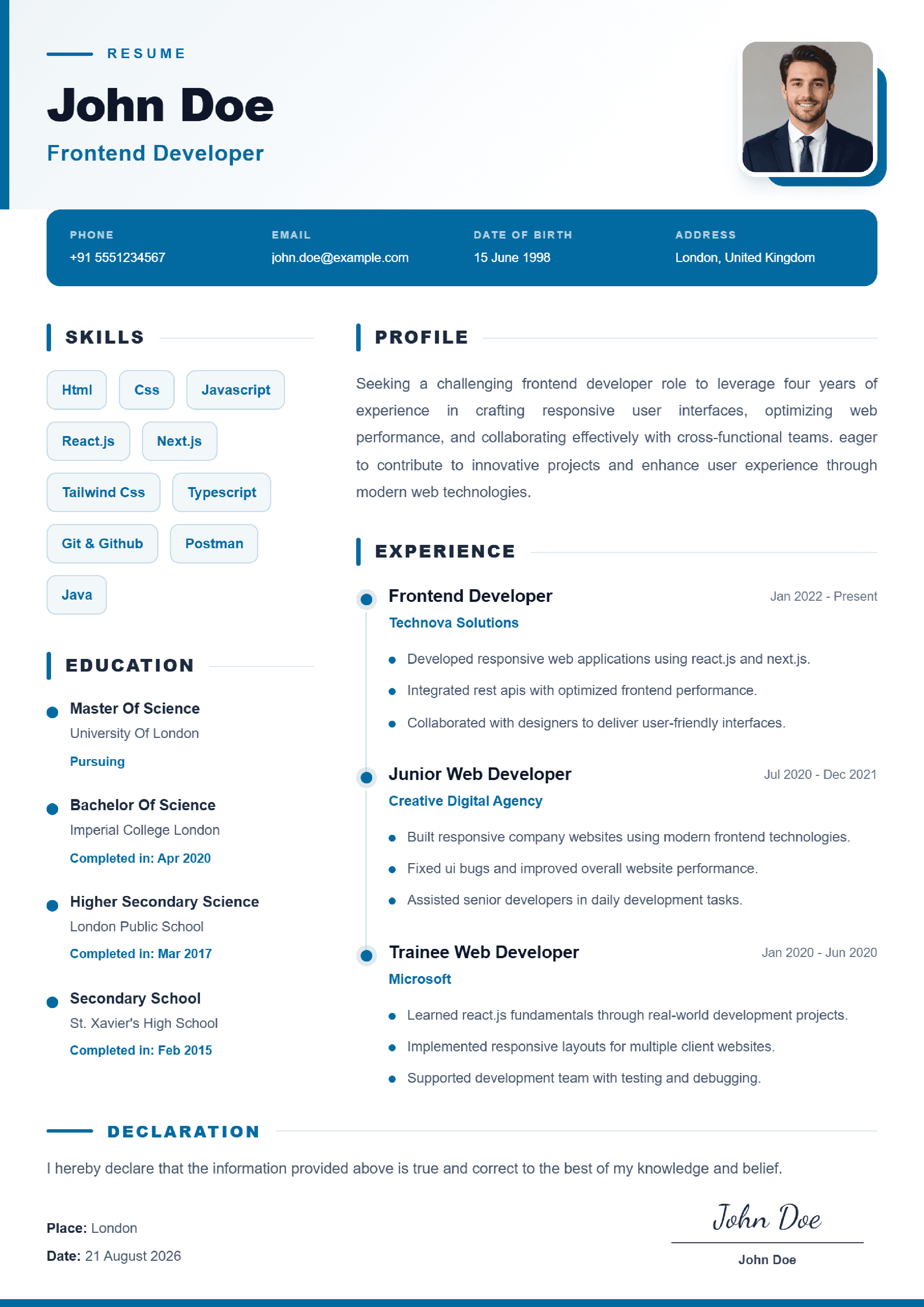 Vertex Resume